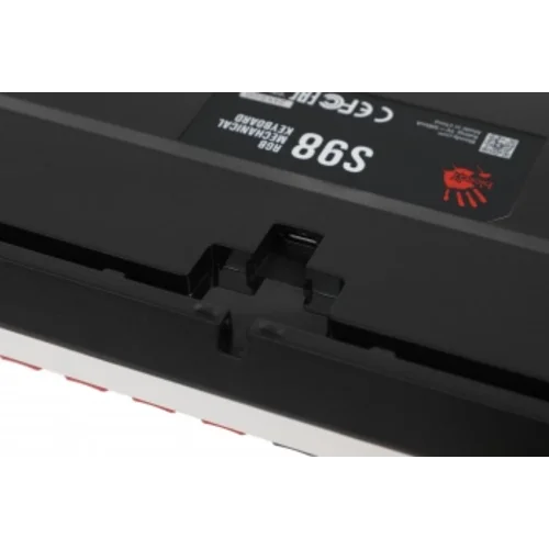 Клавиатура A4Tech Bloody S98 Sports Navy BLMS Plus механическая синий/белый USB for gamer LED (S98 S